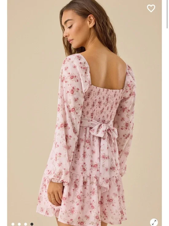 NWT Altar’d State Tillie Floral Mini Dress - Picture 4 of 4